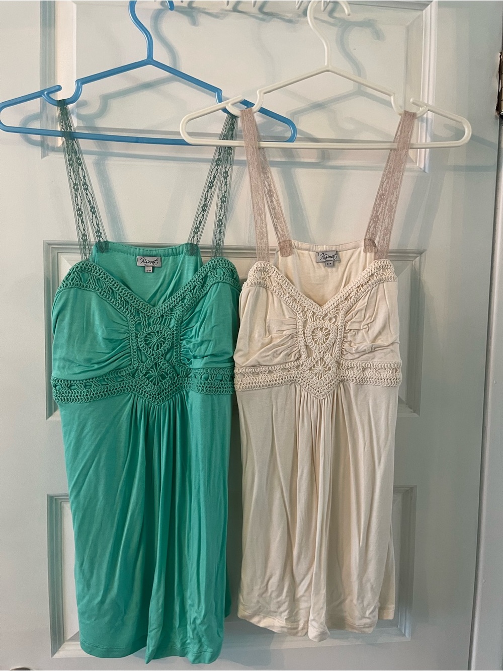 NWT & NWOT Kismet crochet lace babydoll tank tops size small